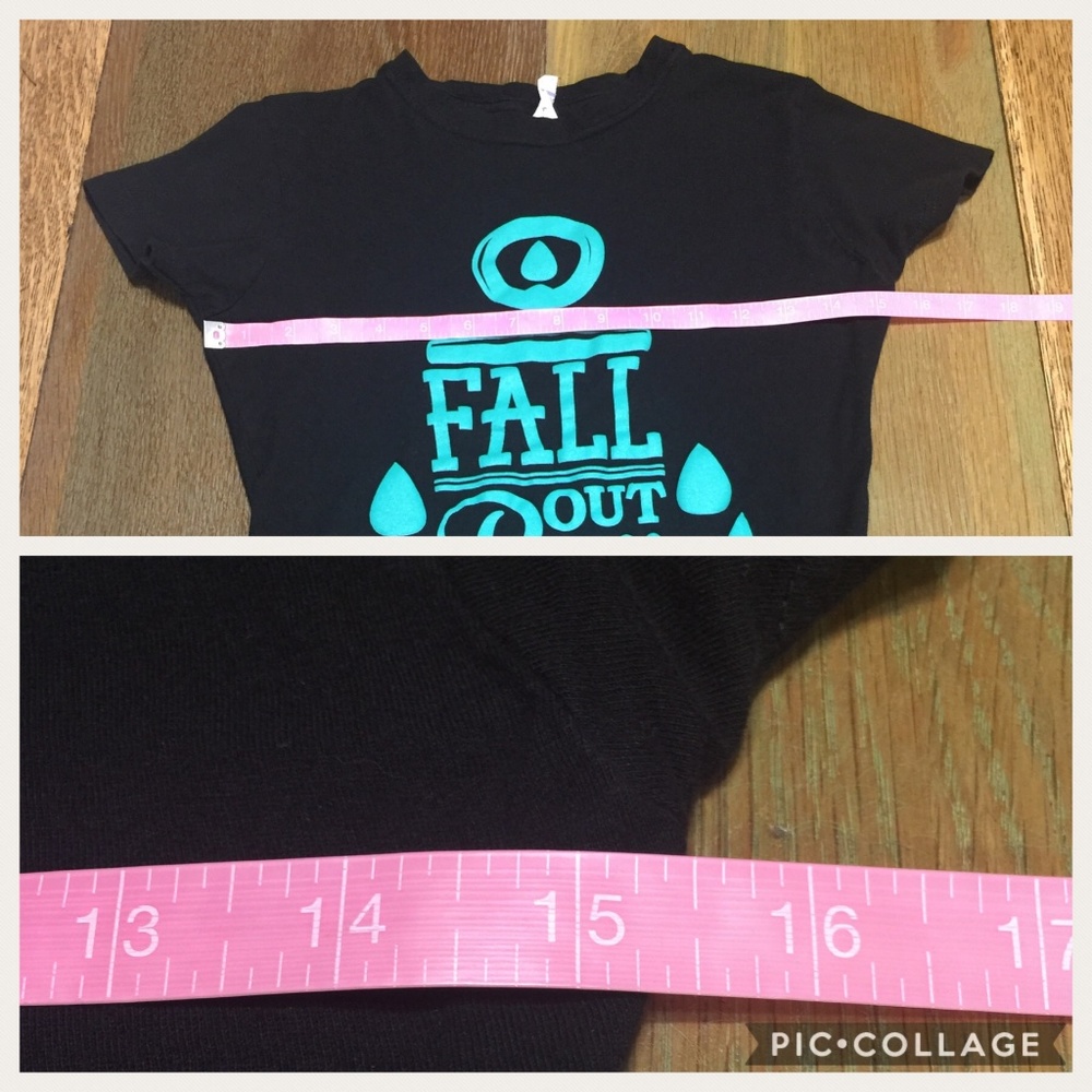Fall Out Boy Juniors S Anchor Graphic T-Shirt - Picture 5 of 8
